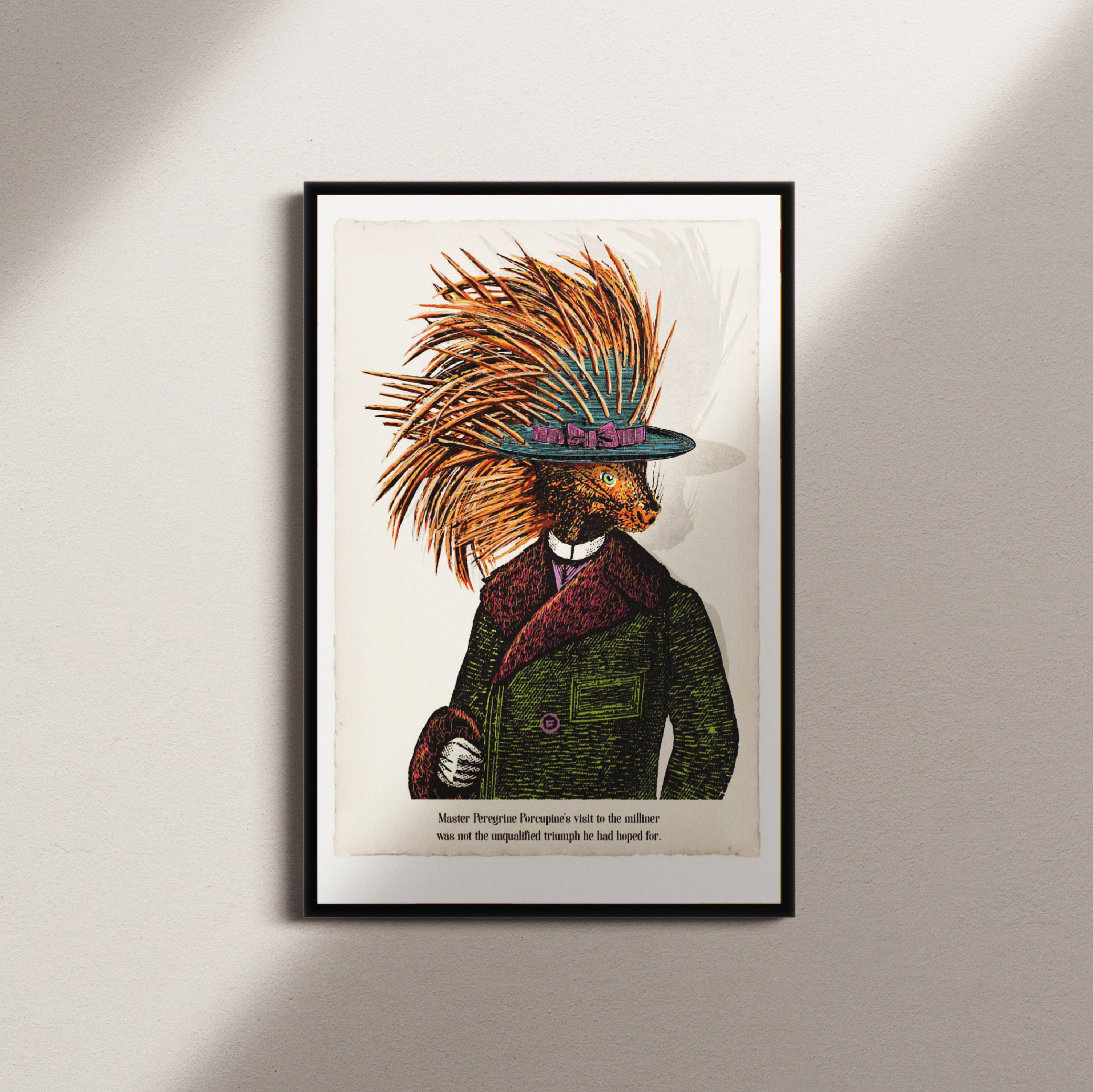 Master Peregrine Porcupine Print